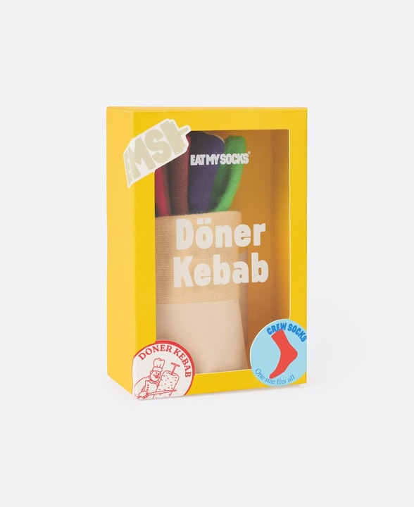 Immagine prodotto Eat My Socks Döner Kebab (Confezione singola, Taglia unica)