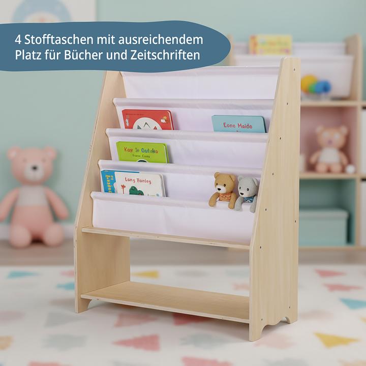 Produktbild Relaxdays Kinderbücherregal (64 x 28 x 78 cm)