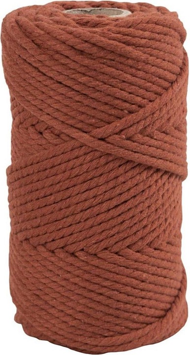 Produktbild Creativ Company Baumwollgarn Macramé Kordel Orange (55 m)