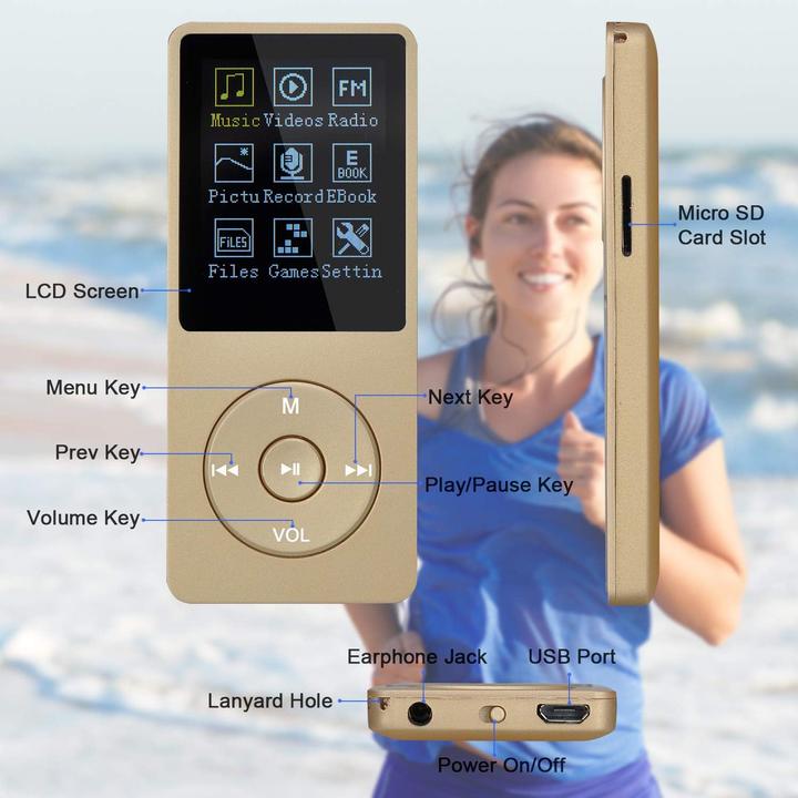 Actual product image Covvy Slim Music Player (8 GB)