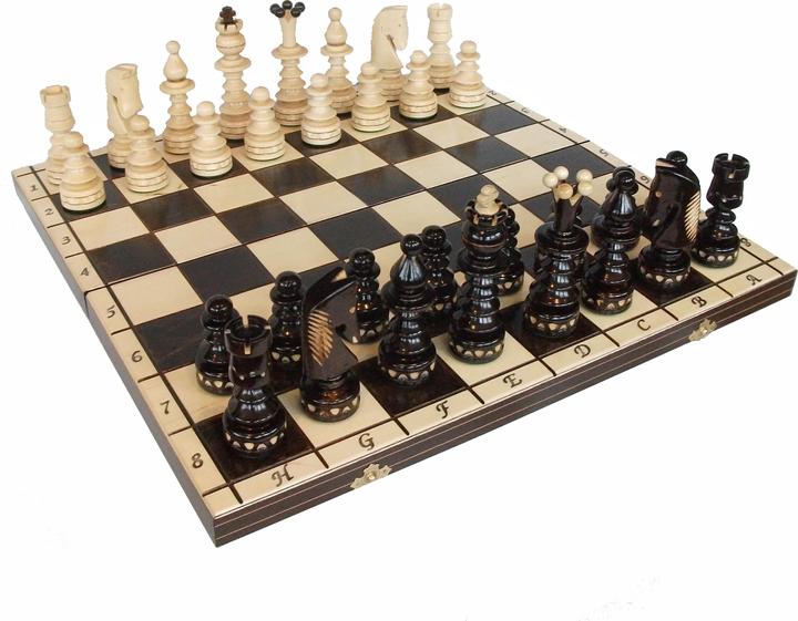 Holzecke Chess set "CHOINA" made of wood