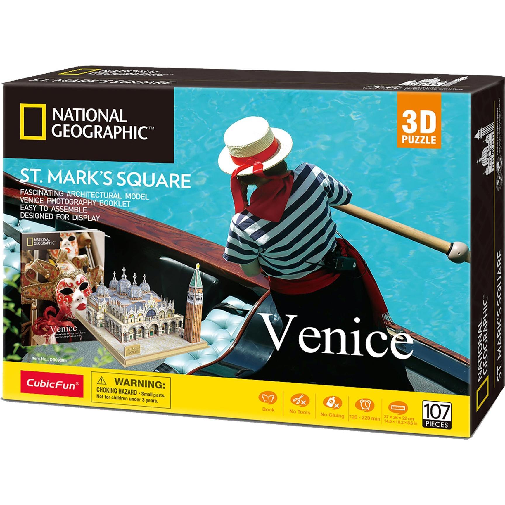 NoName 3d Puzzel St. Mark's Square (107 Teile)