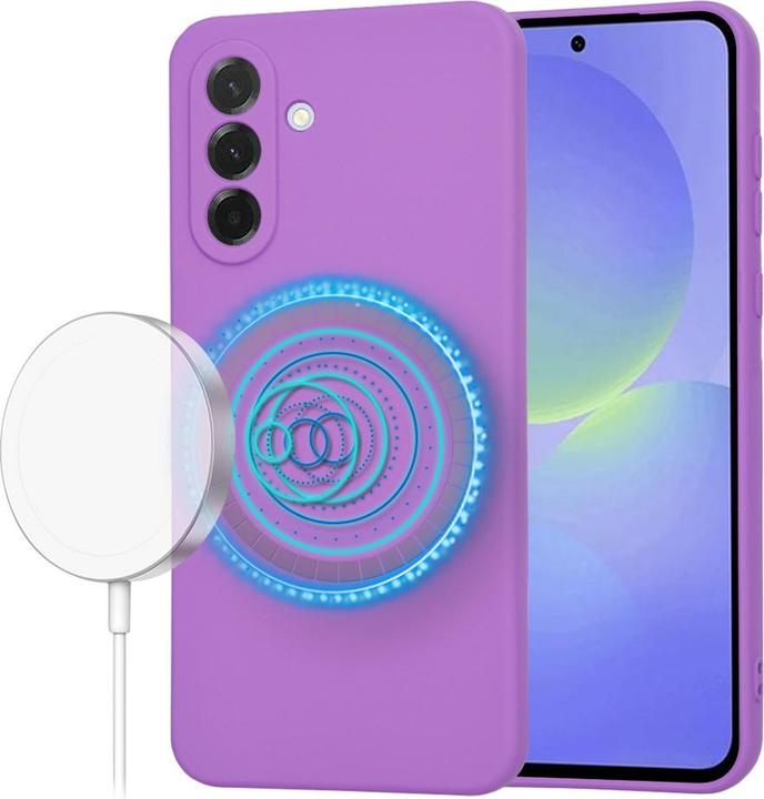 Actual product image Techsuit - SoftFlex MagSafe - Samsung Galaxy A36 5G - Purple