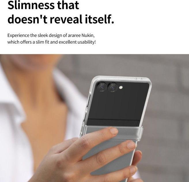 Image du produit Araree Case Nukin 360 for Samsung Galaxy Z Flip7 transparent (Samsung Galaxy Z Flip7)