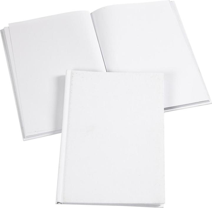 Image du produit Creativ Company Carnet de notes (A5, Blanc, Couverture rigide)