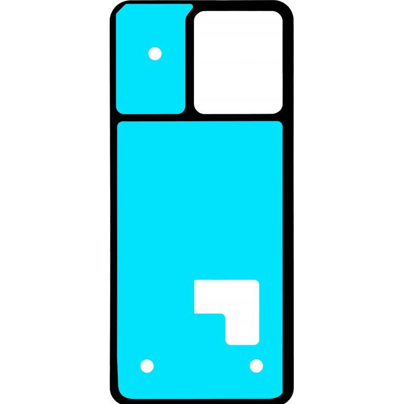 Motorola Adhesive Tape Akkudeckel f?r Edge 40 Neo (Accumulatore di carica elettrica, Motorola Edge 40 Neo), Pezzi di ricambio per dispositivi mobili