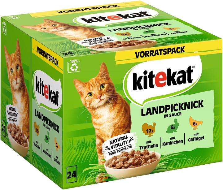 Produktbild Kitekat Mp Landpicknicksauce (24 Stk., 2040 g)