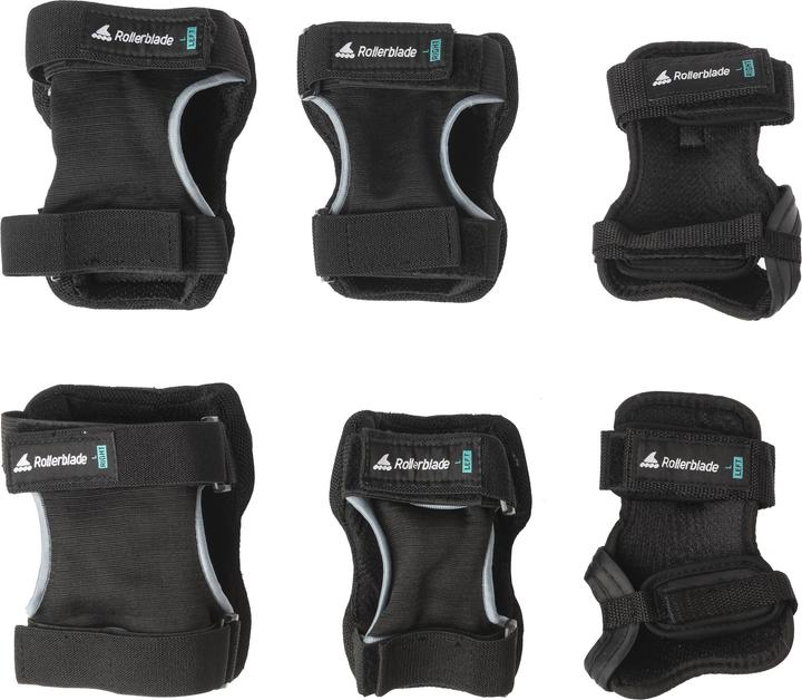 Immagine prodotto Rollerblade Skate Gear Pack (S, Protezioni per i polsi, Ginocchiera, Protettori gomito, Esemplare unico)