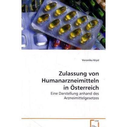 Zulassung von Humanarzneimitteln in Österreich, Fachbücher von Veronika Krysl