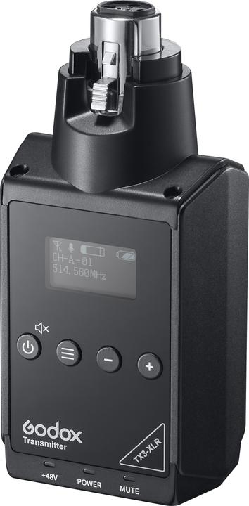 Produktbild Godox TX3 XLR Plug On XLR Transmitter (60 m)
