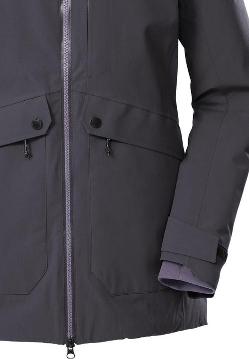 Actual product image Killtec Women's Functional Hooded Parka with Adjustable Cuffs and Reflective Elements (42)