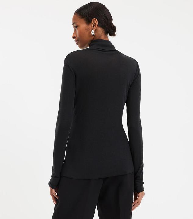 Produktbild La Redoute Collections Rollkragen-T-Shirt aus einer Lyocell-Mischung (XL)