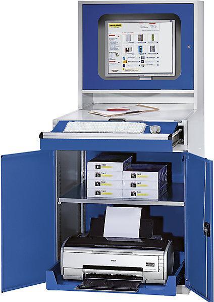 Produktbild eurokraft pro Computerschrank (80 cm, 155 cm)