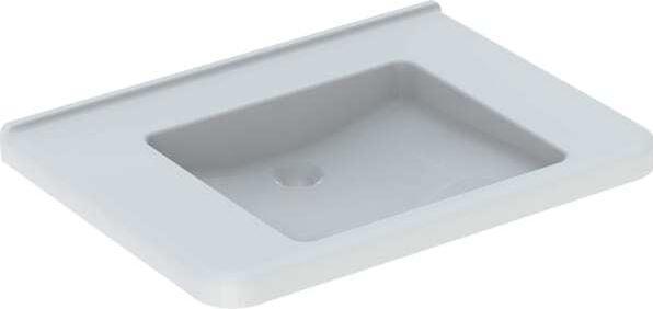 Actual product image Geberit Keramag Renova Nr. 1 Comfort washbasin, accessible by wheelchair, 750x550 mm, without tap hole, with (750 mm, 160 mm)