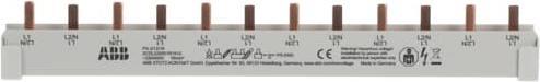 Actual product image ABB PS busbar, 2-phase, 400V, PS2 series