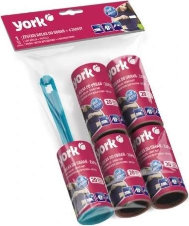 York eine Rolle zum Reinigen von Kleidung + 4 Einsätze