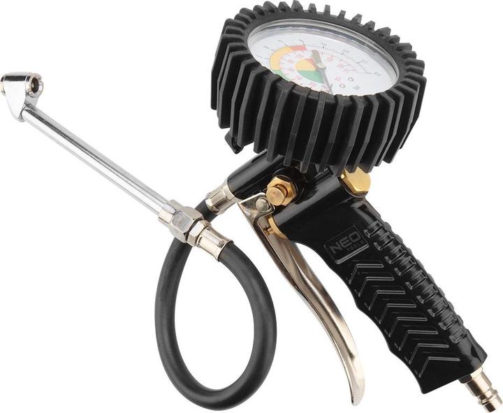 Actual product image Neo Inflatable gun with pressure gauge Ø 63 mm, long end