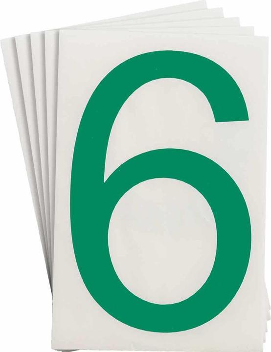 Actual product image Brady ToughStripe Die-cut Numbers &