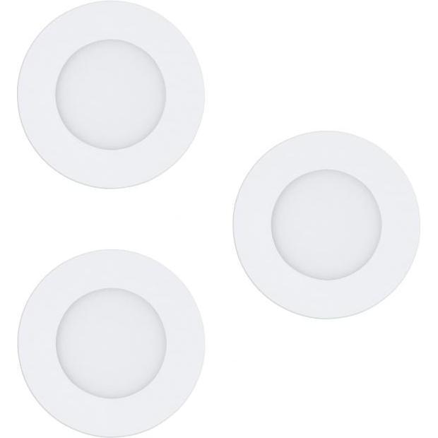 Thumbnail - EGLO, Wandleuchte + Deckenleuchte, Set of 3x Fueva-Z recessed white Ø8.5 - TW - Zigbee, Bluetooth (360 lm)