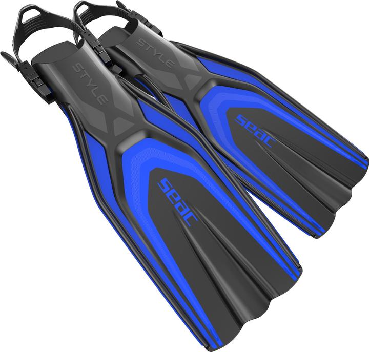 Actual product image Seac Device Fin Style Blue M/L (42, 44)