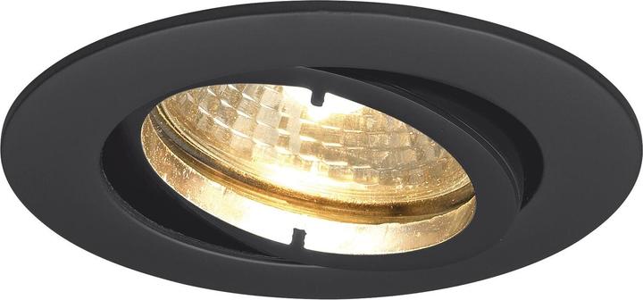 Molto Luce Recessed ceiling light round H 230 V, max. 50 watts, ø 88 mm, black matt (GU10)