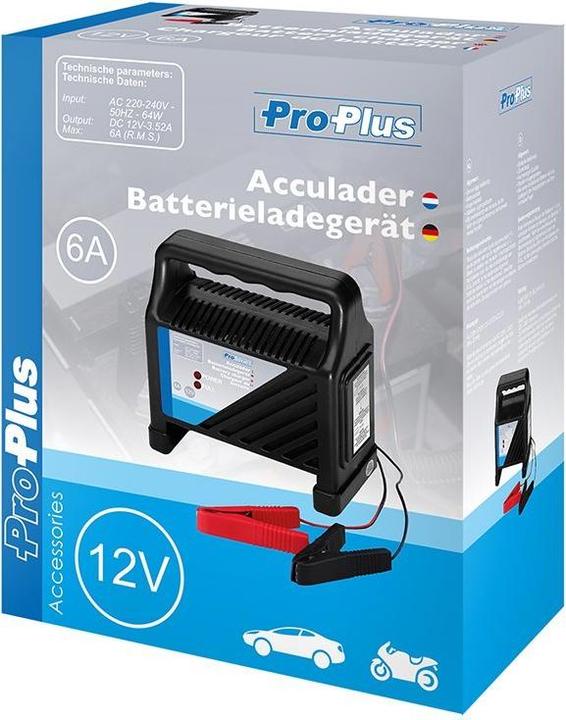 Produktbild ProPlus Batterieladegerät 12V 6Amp. (12V, 6 A)