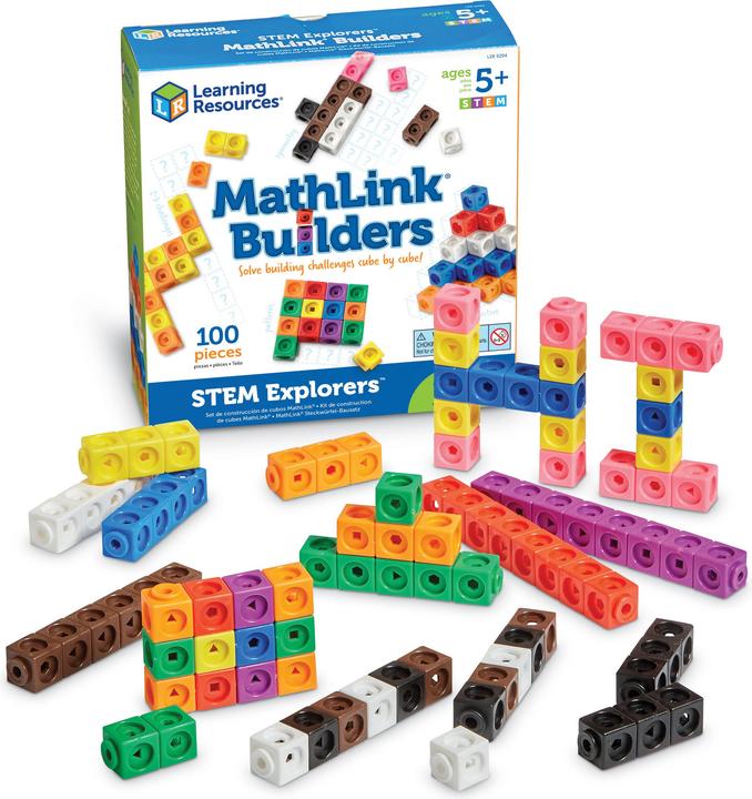 Learning Resources MathLink Builders - STEM-Entdecker, steckwürfel grundschule