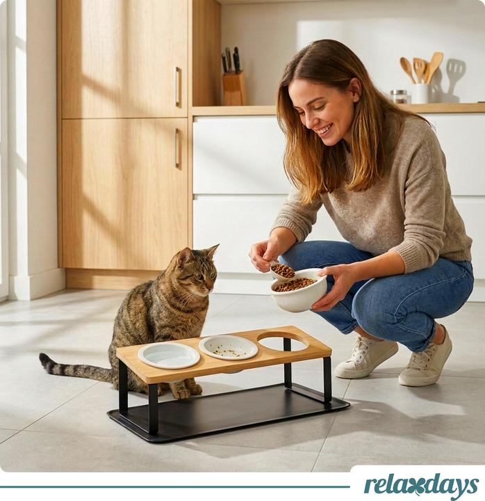 Produktbild Relaxdays Katzennapf (60 cl)