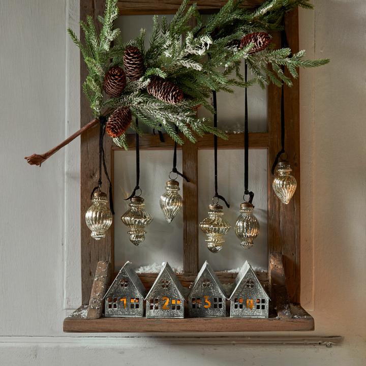 Actual product image Loberon Weihnachtskugel 6er Set Everelles silber (6x)