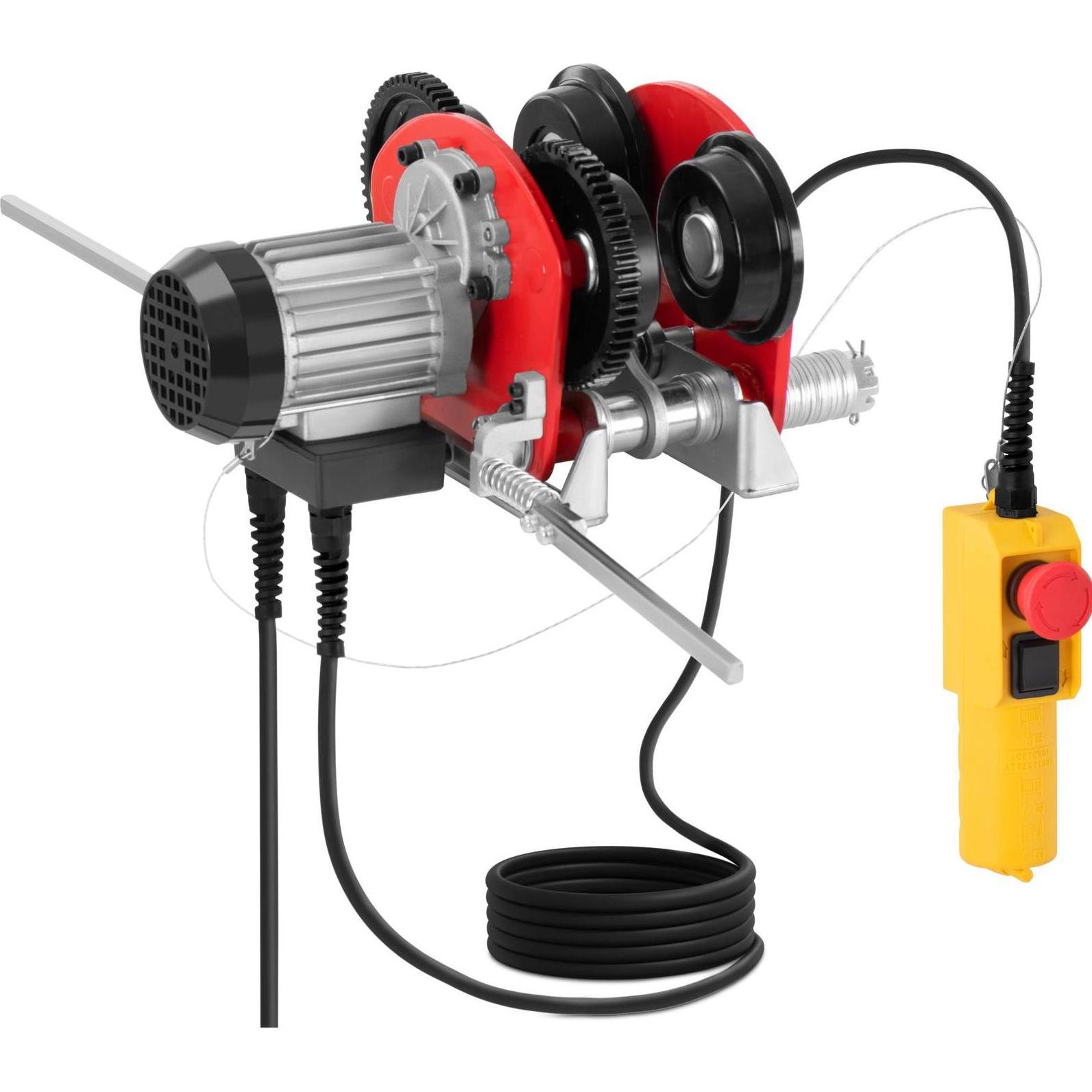 Steinberg, Fördertechnik, Laufkatze elektrisch Rollfahrwerk für Seilzüge Flanschbereich 68 - 110 mm 200 W