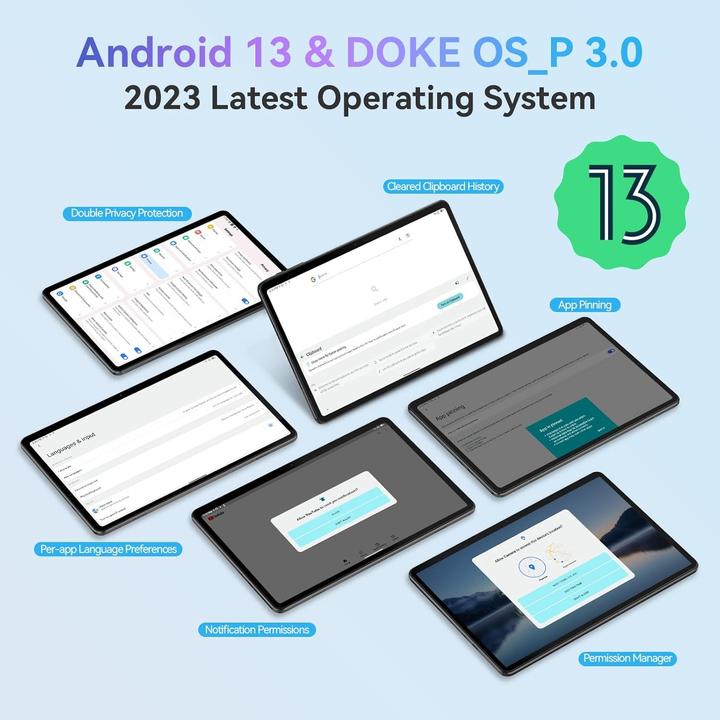 Image du produit Blackview TABLETTE TAB70 10" 64GB/TAB70 WIFI BLUE (WLAN uniquement, 10.10", 64 Go, Twilight Blue)