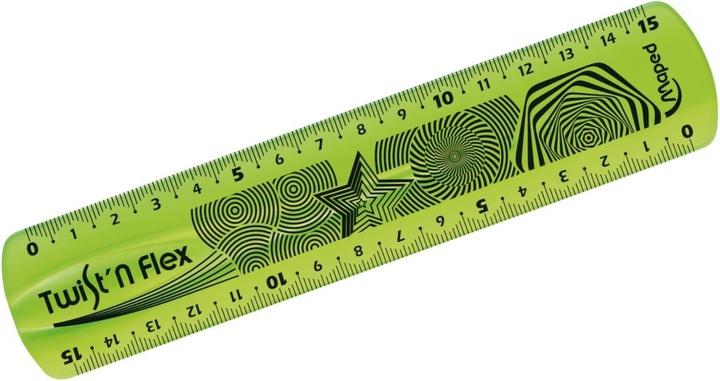 Actual product image Maped Flat ruler Twist'n Flex, 150 mm, unbreakable (15 cm, Plastic)