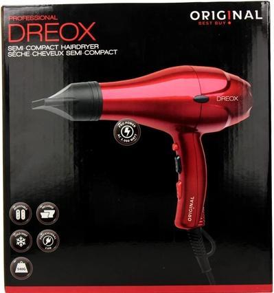 Immagine prodotto Sinelco Asciugacapelli originale Dreox 2000W Rosso (2000 W)