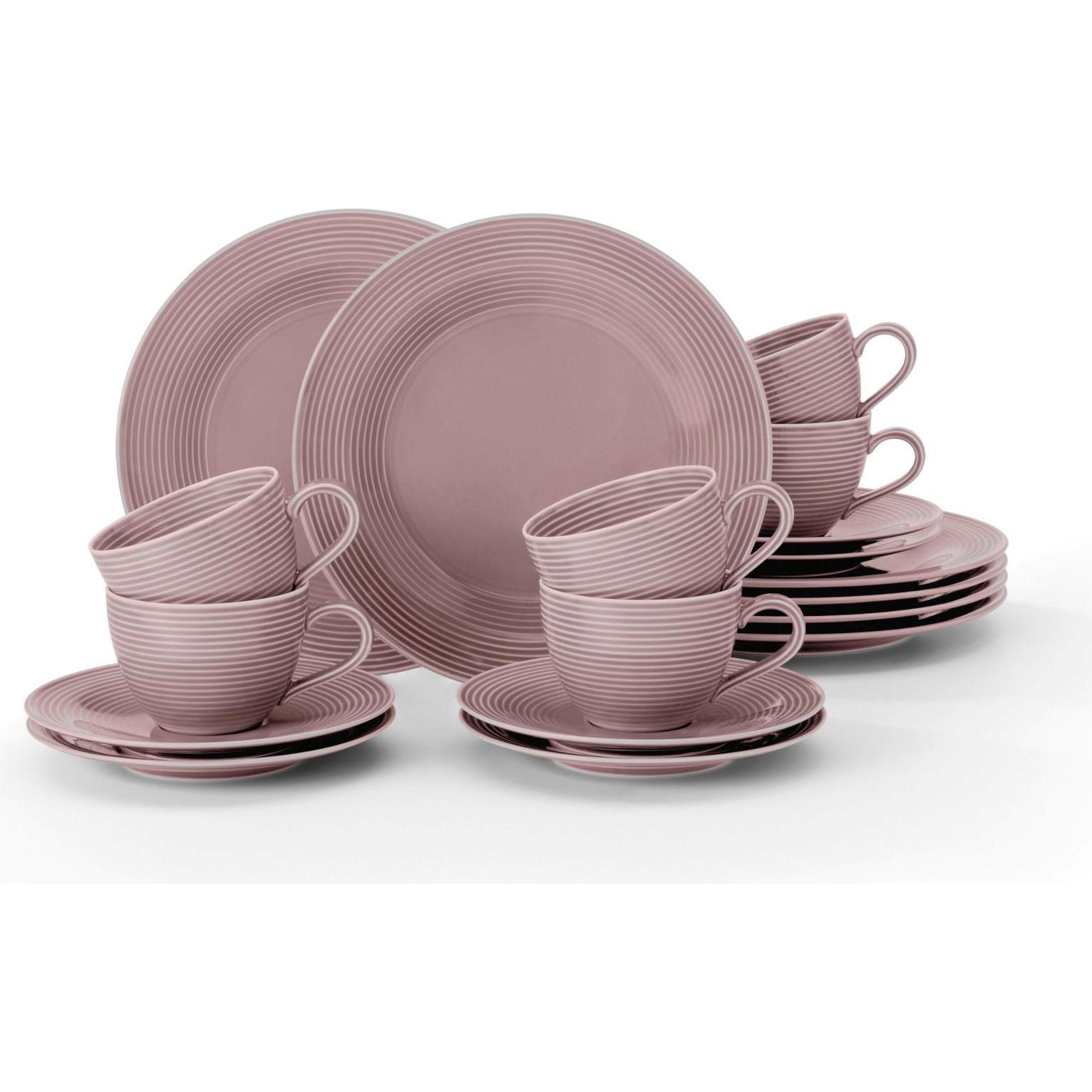 Seltmann, Geschirrset, Beat Color Glaze Kaffeeservice (18 Stück)
