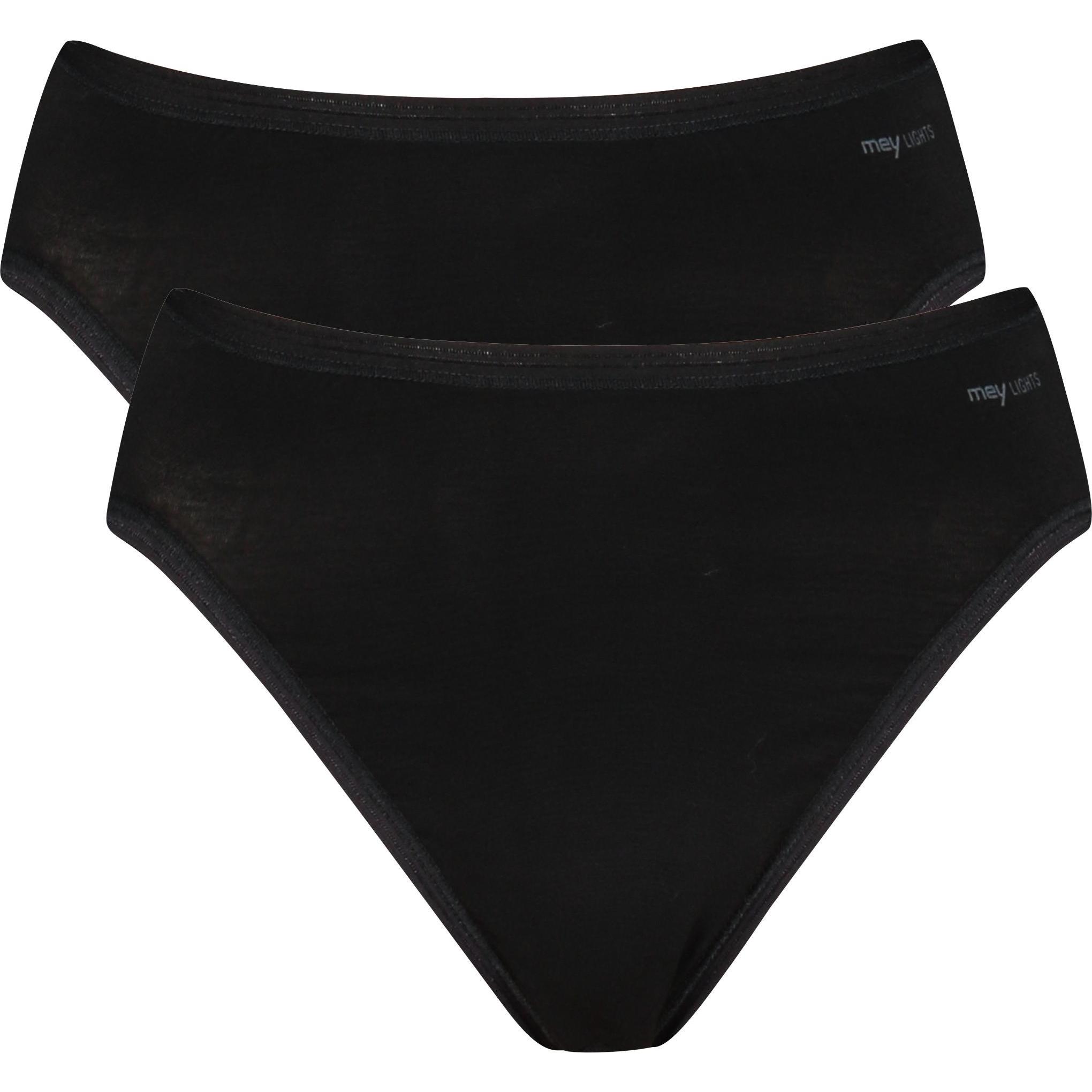 Mey, Damen, Unterhosen, 2er Pack Lights Basic Jazz Pants, Schwarz, (42, XL, 2er Pack)