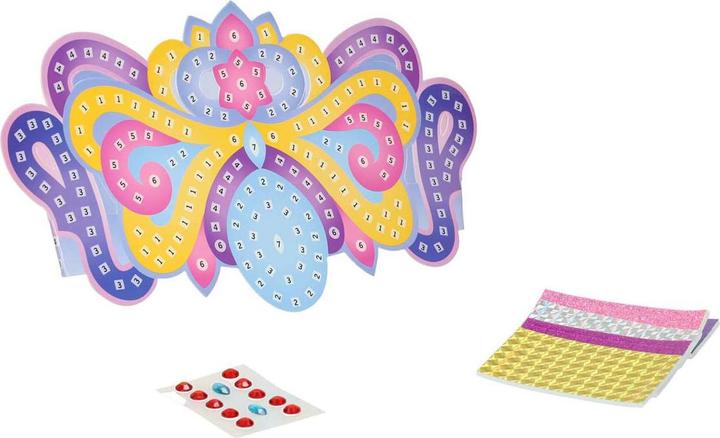 Actual product image Color Day Mosaic tiara production