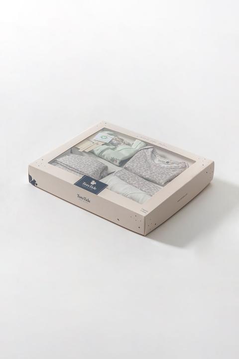 Image du produit TotsTale Premium 8-tlg. Newborn Starter-Set – Babykleidung aus Bio-Baumwolle – Geschenk zur Geburt (50, 56, 62, 68)