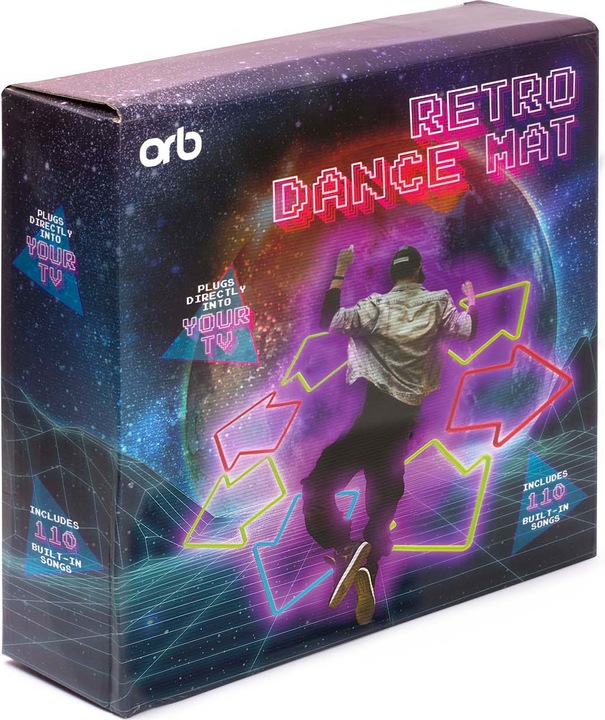 Actual product image Thumbs Up Mad Monkey Retro Dance Mat i. 10 Songs,9 Stages,10 Characters