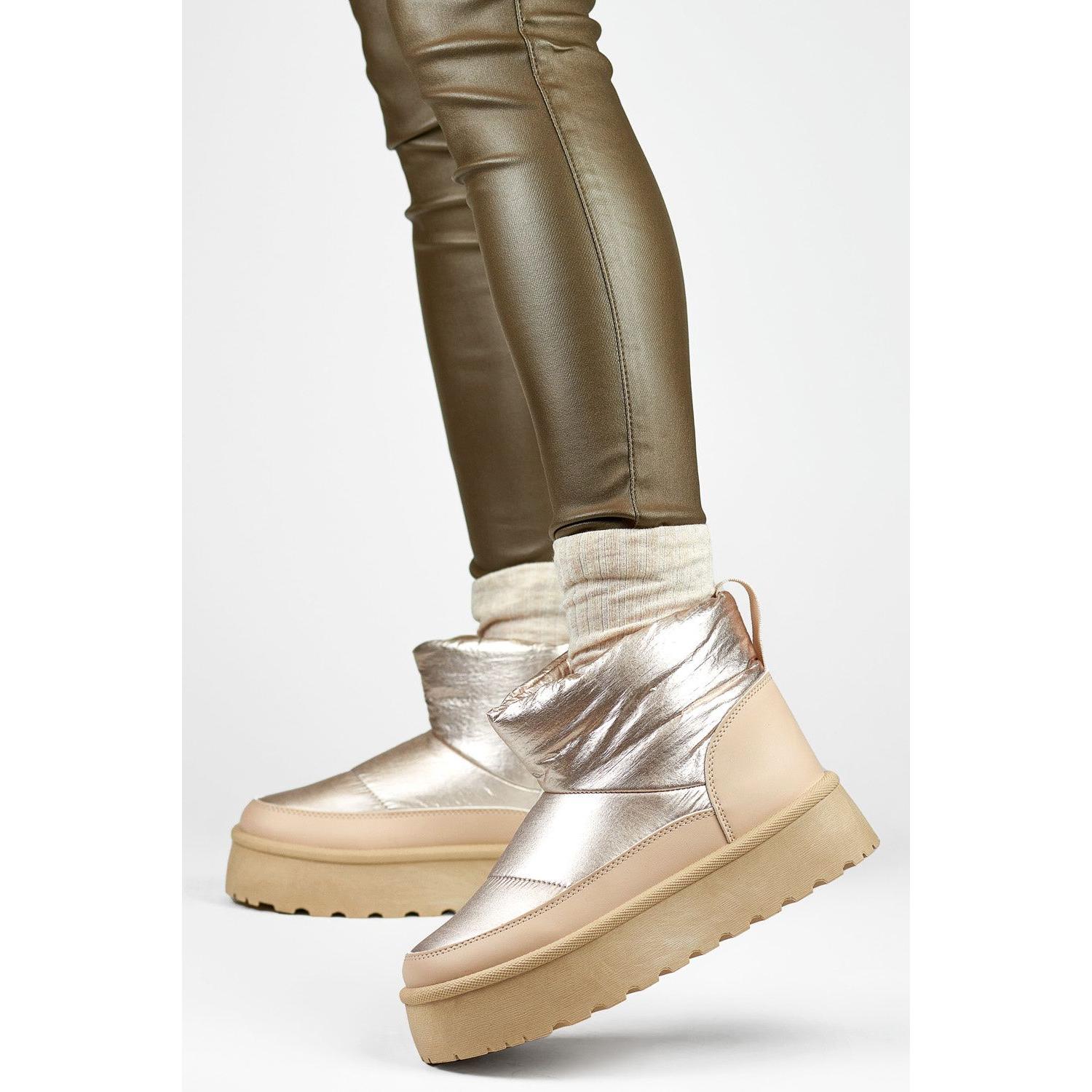 Thumbnail - Primo, Damen, Boots + Stiefel, Schneeschuhe model, Beige, (40)
