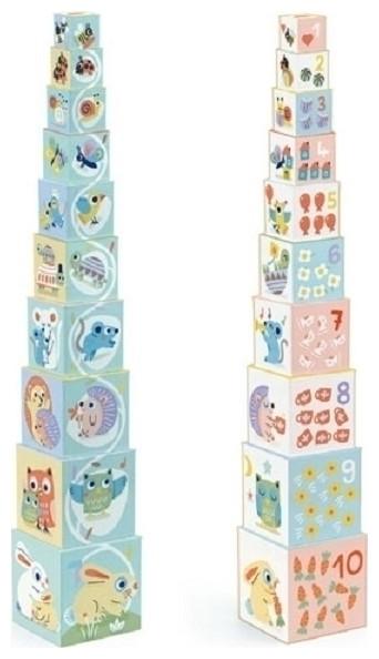 Produktbild Djeco BabyBloki Pyramide (10 Würfel)
