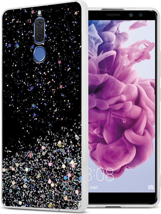 Produktbild Cadorabo TPU Hülle mit Glitzer für Huawei MATE 10 LITE (Huawei Mate 10 Lite)