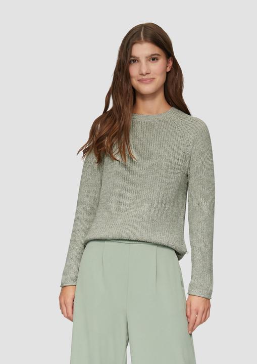 Immagine prodotto S.Oliver Strickpullover Melierter Strickpullover mit Raglanärmeln (XXL)