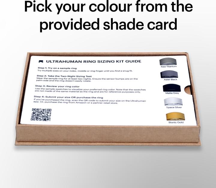 Produktbild Ultrahuman Ring Air Sizing Kit Grösse 5-14 Colored