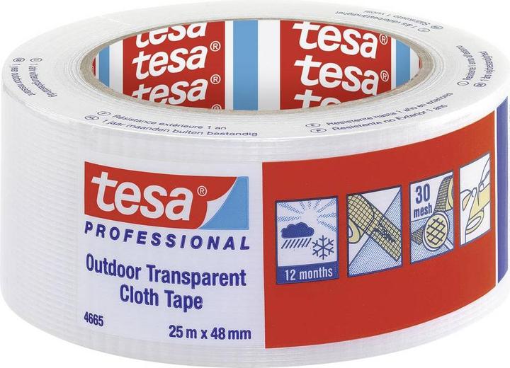 Produktbild tesa ® Outdoor UV Gewebeband transp. (48 mm)