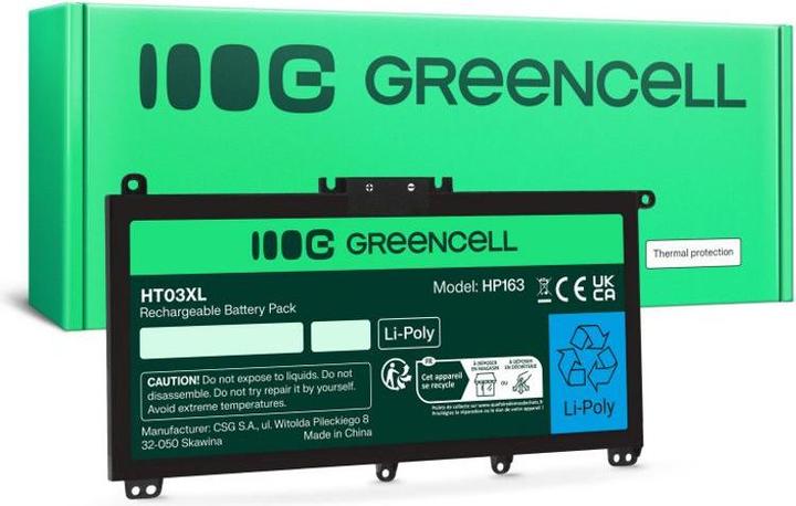 Produktbild GreenCell HT03XL (3 Zellen, 3400 mAh)