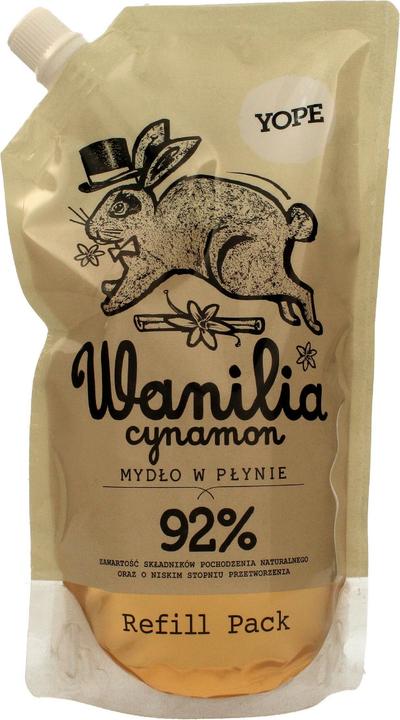 Immagine prodotto Yope Moisturising Liquid Soap Refill Pack nawilżające mydło w płynie wkład Vanilla & Cinnamon 500ml (Sapone liquido, 500 ml)