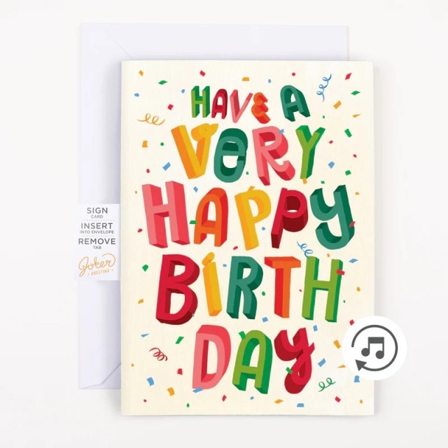 Immagine prodotto Joker Greeting Biglietto musicale infinito Scoregge di compleanno -