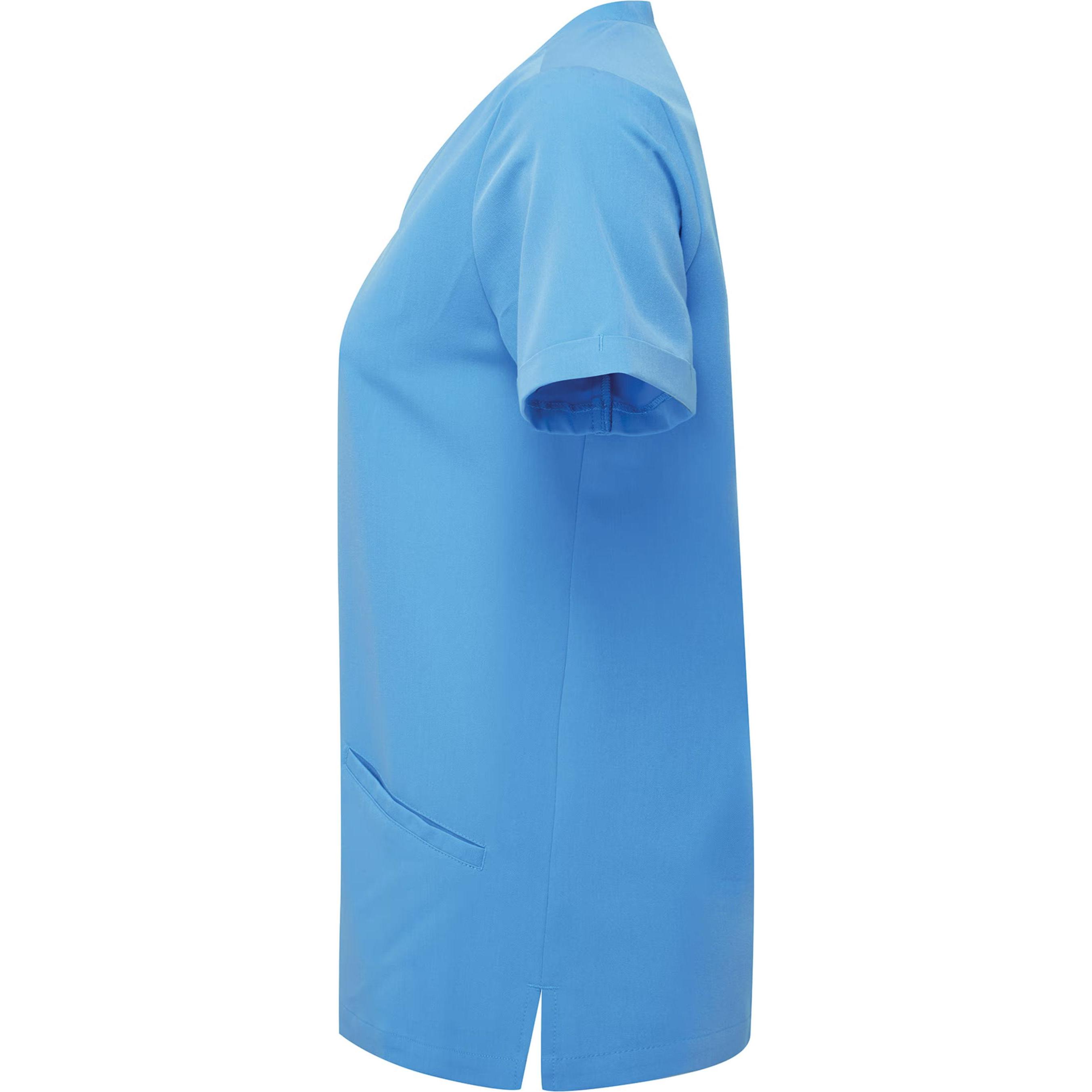 Onna, Damen, Bluse, Tunika mit Stretchanteil und kurzen Ärmeln, Damen, Blau, (S)