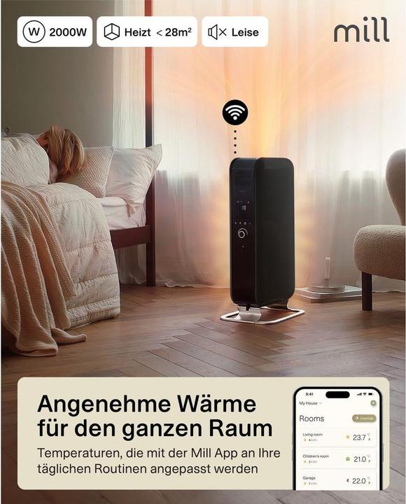 Produktbild Mill OIL2000WIFI3 Black (2000 W)