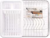 Image du produit Kinvara bac égouttoir à vaisselle blanc plat